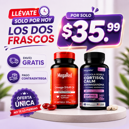 COMBO EQUILIBRIO (CORTISOL + MEGA RED)